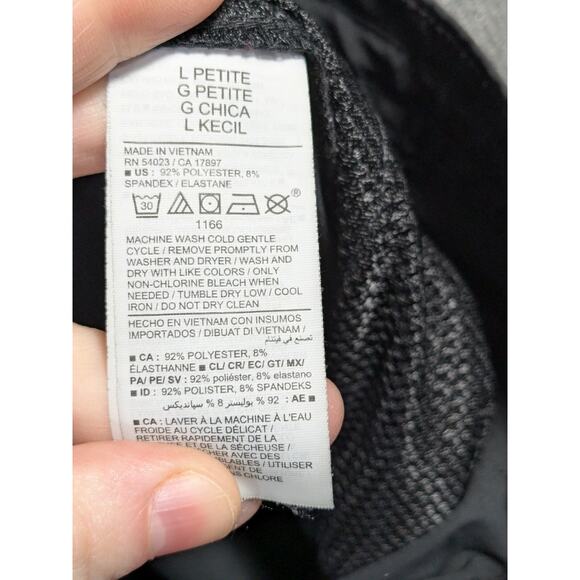 Old Navy Stretchtech Wide Leg Pants Womens Large Petite Cargo Pull On Quick Dry - Picture 11 of 13